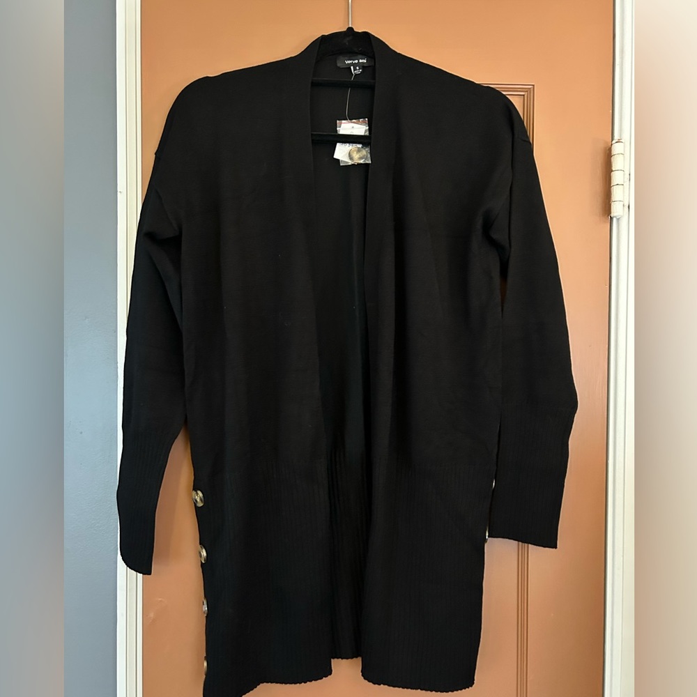Dress barn open front cardigan